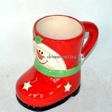 3D ceramic Christmas boot shape mug images