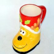 3D Newest christmas gift reindeer design mugs with handle images