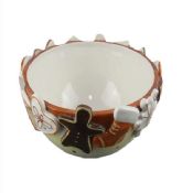 candy bowl with embossed pic images