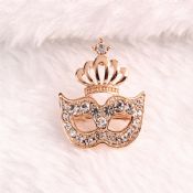 Crown Mask Badge Lapel Pins images