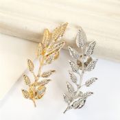 Gold Leaf Brooch Lapel Pins images