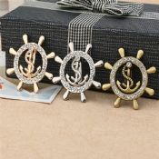 Men Achor Round Lapel Pin images