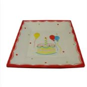 square plates for christmas images