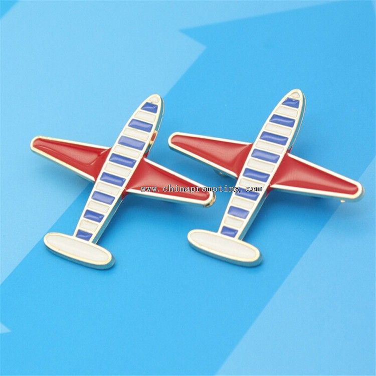 Mini Plane Shape Badge Lapel Pins