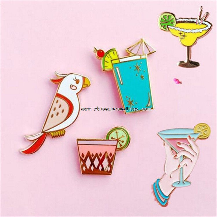 Multi Drink smalto metallo Lapel Pins distintivo