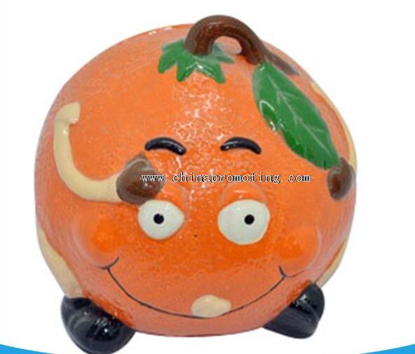 orange piggy money banks