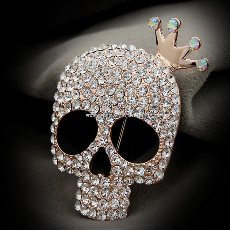 Skull Shape Custom Badge Lapel Pins