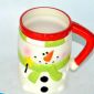 Dois tons cor de Natal caneca de café small picture