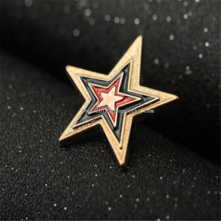 Star Shirt Badge Lapel Pins