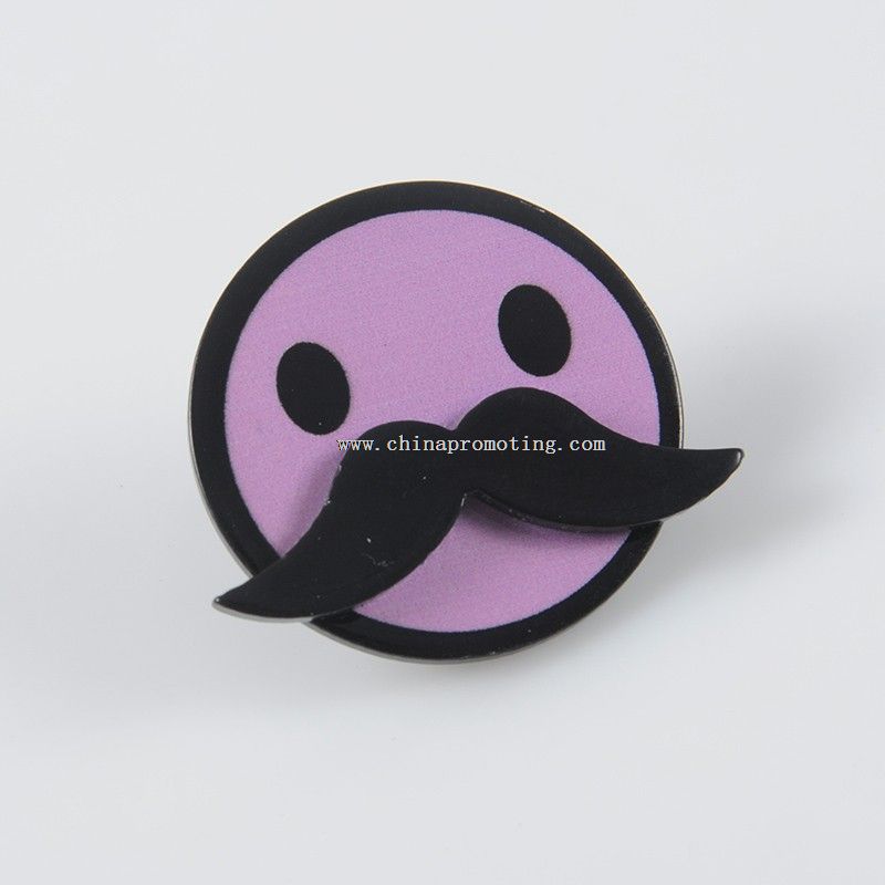 3D colorful print PVC safety pin