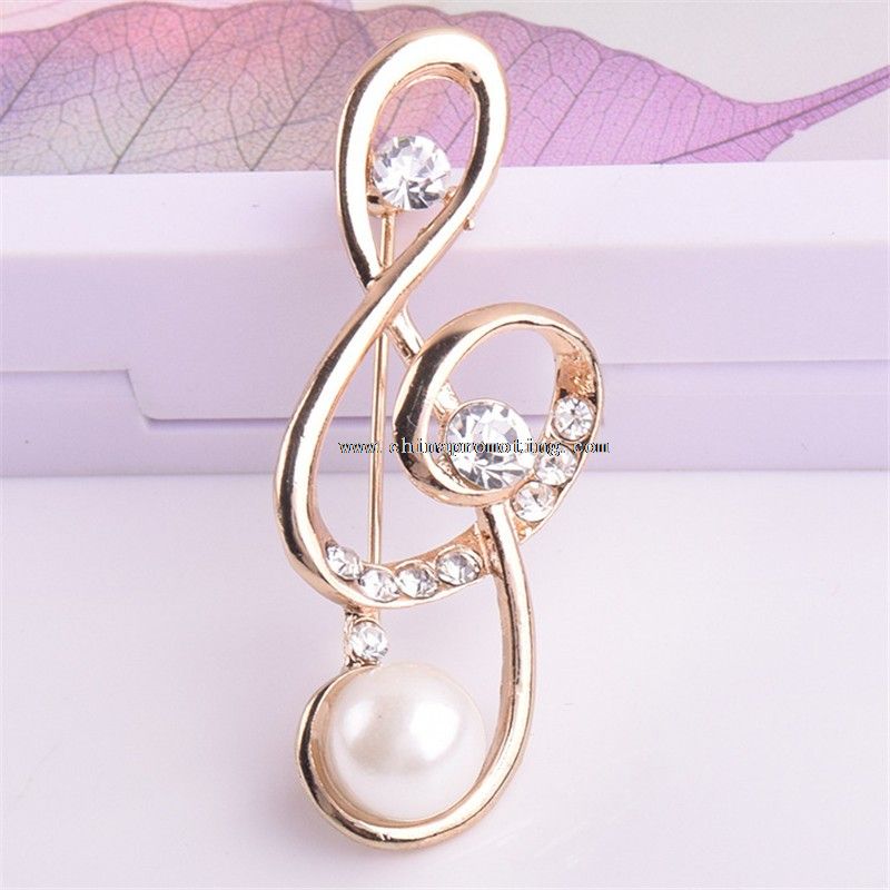 crystal musical lapel pins