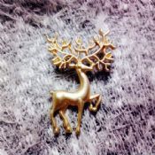 Épinglette métallique de cerf images