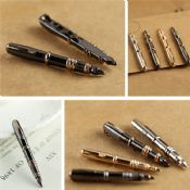 Metal Pen Shape Tie Clip Badge Lapel Pin images