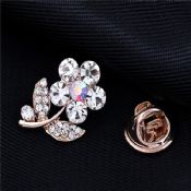 Mini çiçek rozet Crystal PIN images