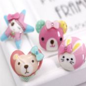 Porcelain Bear Lapel Pin Badge images