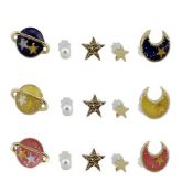 Star and Moon Fashion Gift Lapel Pin images