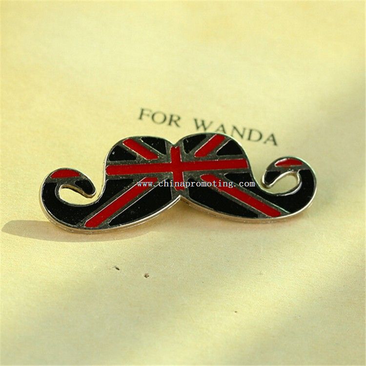 Manik-manik logam Enamel lencana Lapel Pin