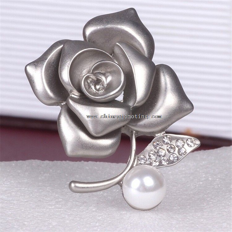 Rose Shape Brooch Lapel Pin