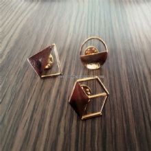 fashion shaped metal magnetic lapel pin images
