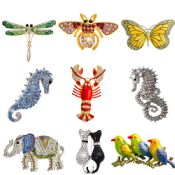 metalowe klapy pin w kształcie zwierząt images