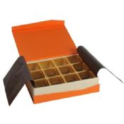 Boîte de cadeau emballage papier de bonbons au chocolat images