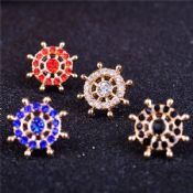 Crystal Material Lapel Button Pin images