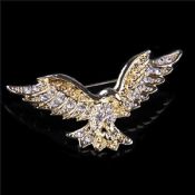 Eagle bentuk Bros untuk pria Lapel Pin images