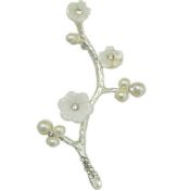 Flower Branch Metal Lapel Pin images