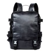 PU leather backpack images