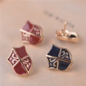 Shield Shape Safety Lapel Pin images