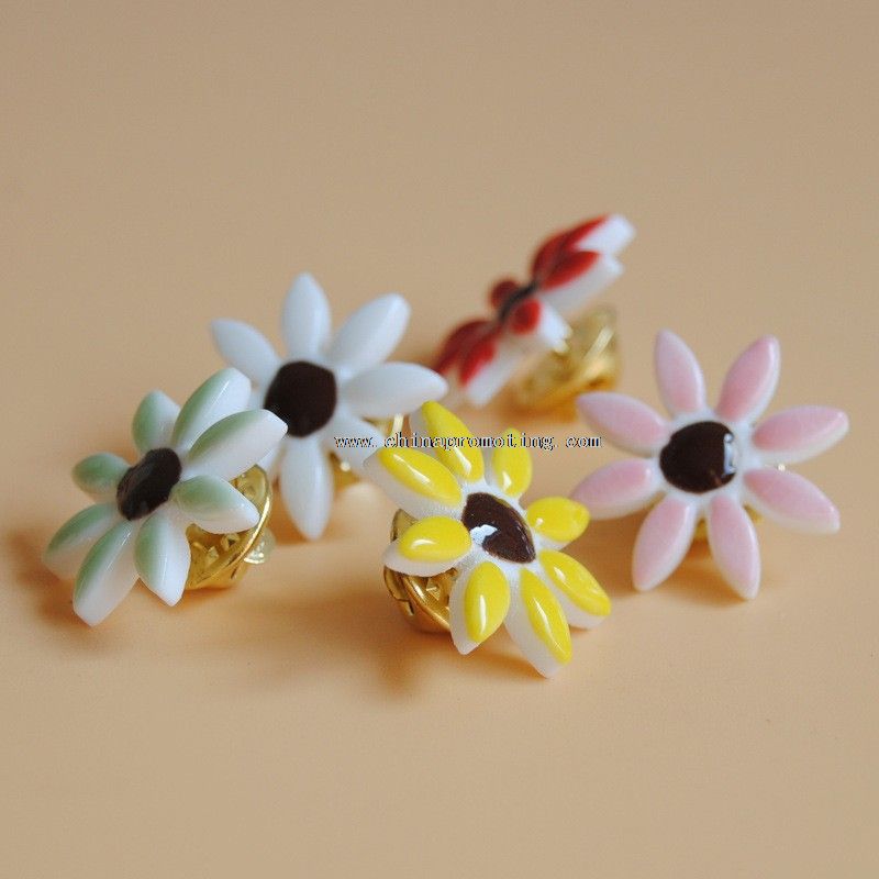 sunflower acrylic lapel pins