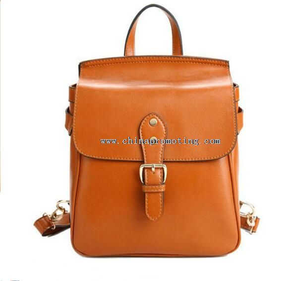 genuine leather backpack