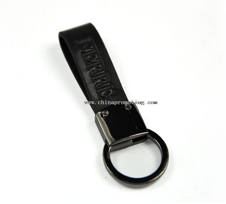 leather car key chain
