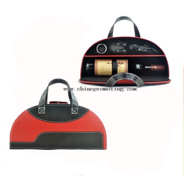 leather carrier wine box