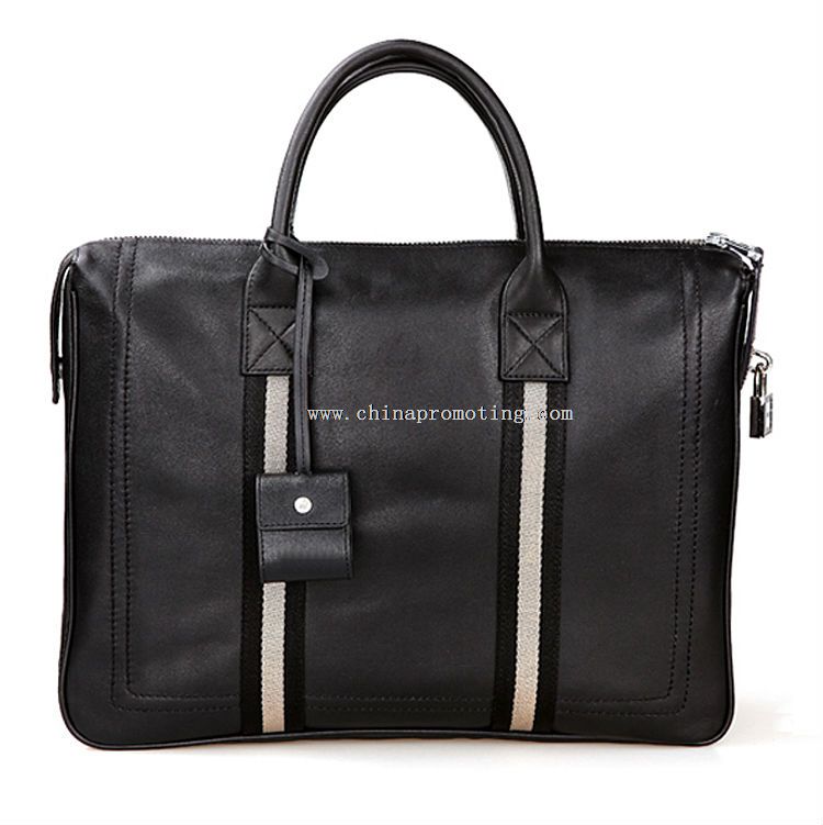 leather waterproof briefcase for men