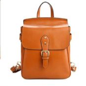 genuine leather backpack images