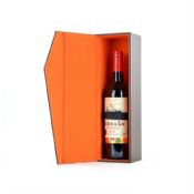 Sola caja del vino del PVC y PU images