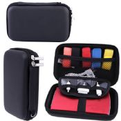 Waterproof leather portable mini empty hard case tool box images
