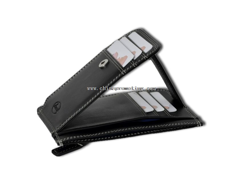 PU leather credit card holder