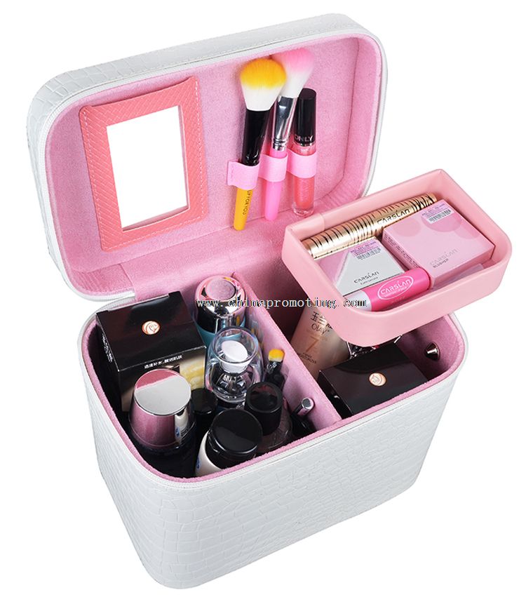 PU cuir Rangement coffret boite maquillage