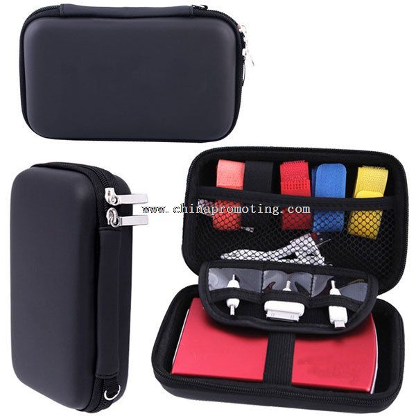 Waterproof leather portable mini empty hard case tool box