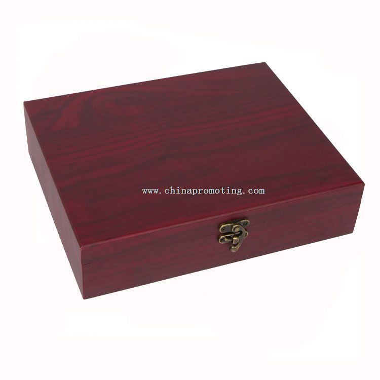 scatola di confezione regalo in legno vino