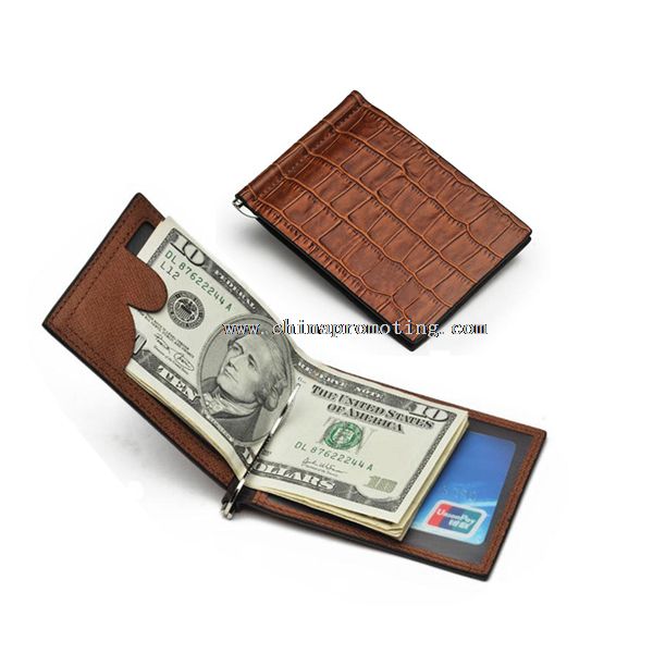 leather money clip