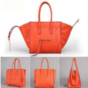 leather smile tote bag images