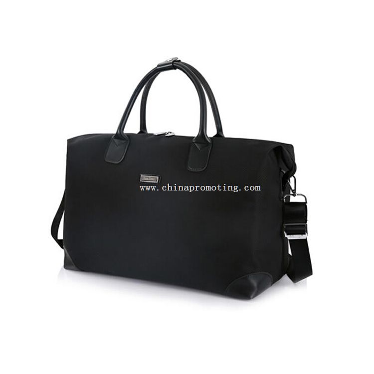 nylon leather travel bag