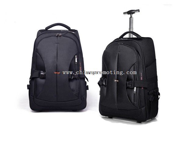 polyester travel business wheeled market luggage trolley bag