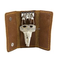 Leather Key Case with Magnetic Snap images