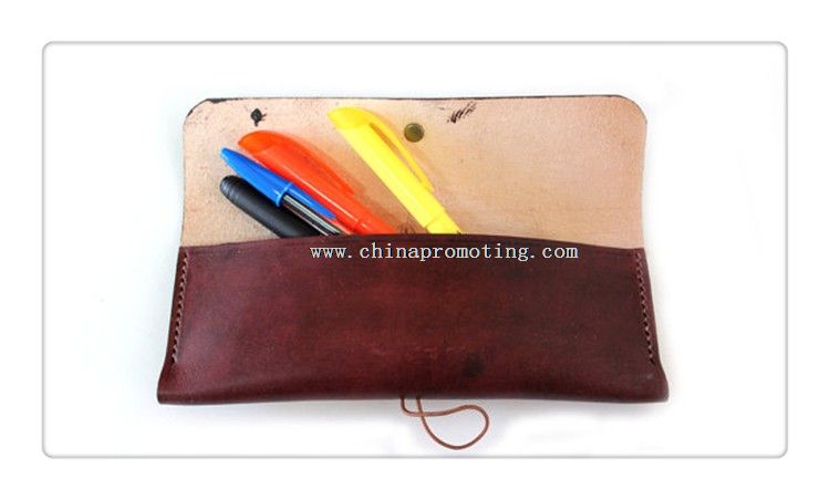 Hand-Stitched Leather Glasses Case