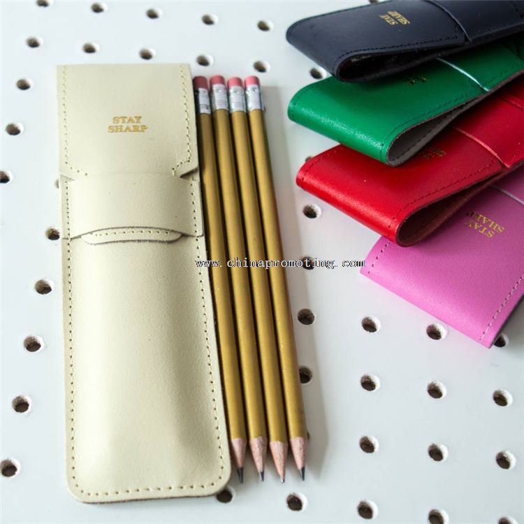 Leather Pencil Pen Pouch