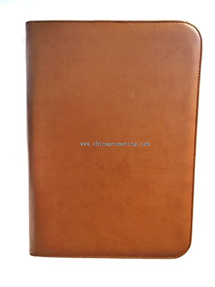 Leather Portfolio with Calculator